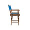 Whitecap Newport Director's Chair with Pacific Blue Fabric Seat 60043 - alternate 3